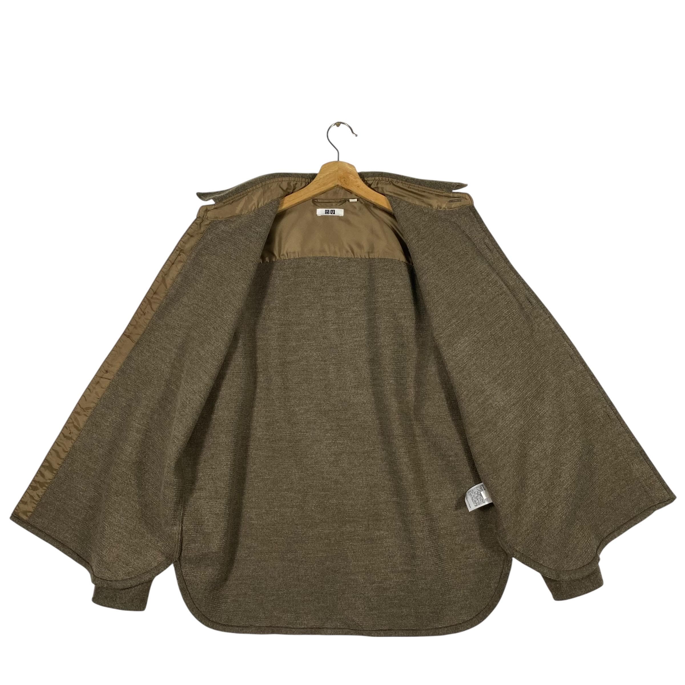 Christophe Lemaire X Japanese Brand Wool Shirt Button L Size Brown 
