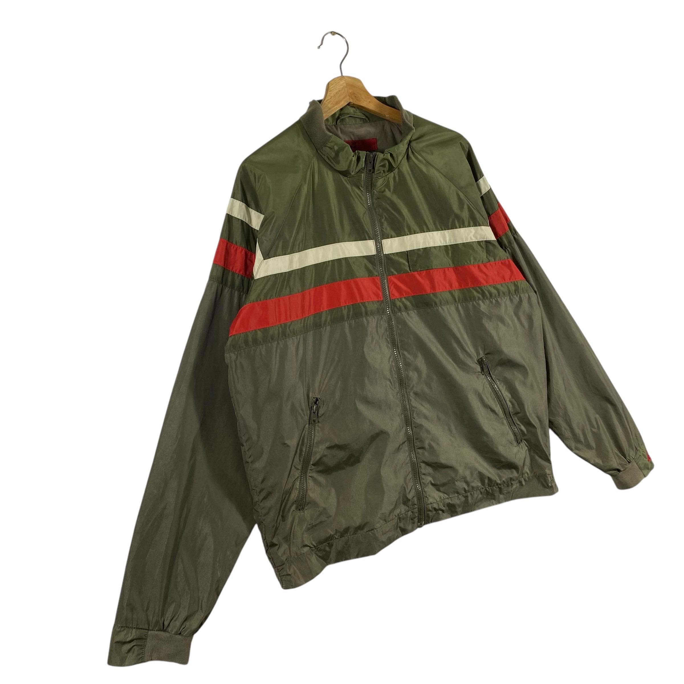 Levis Red Tab Winbreaker Bomber Zipper Jacket XL Size Khaki Green