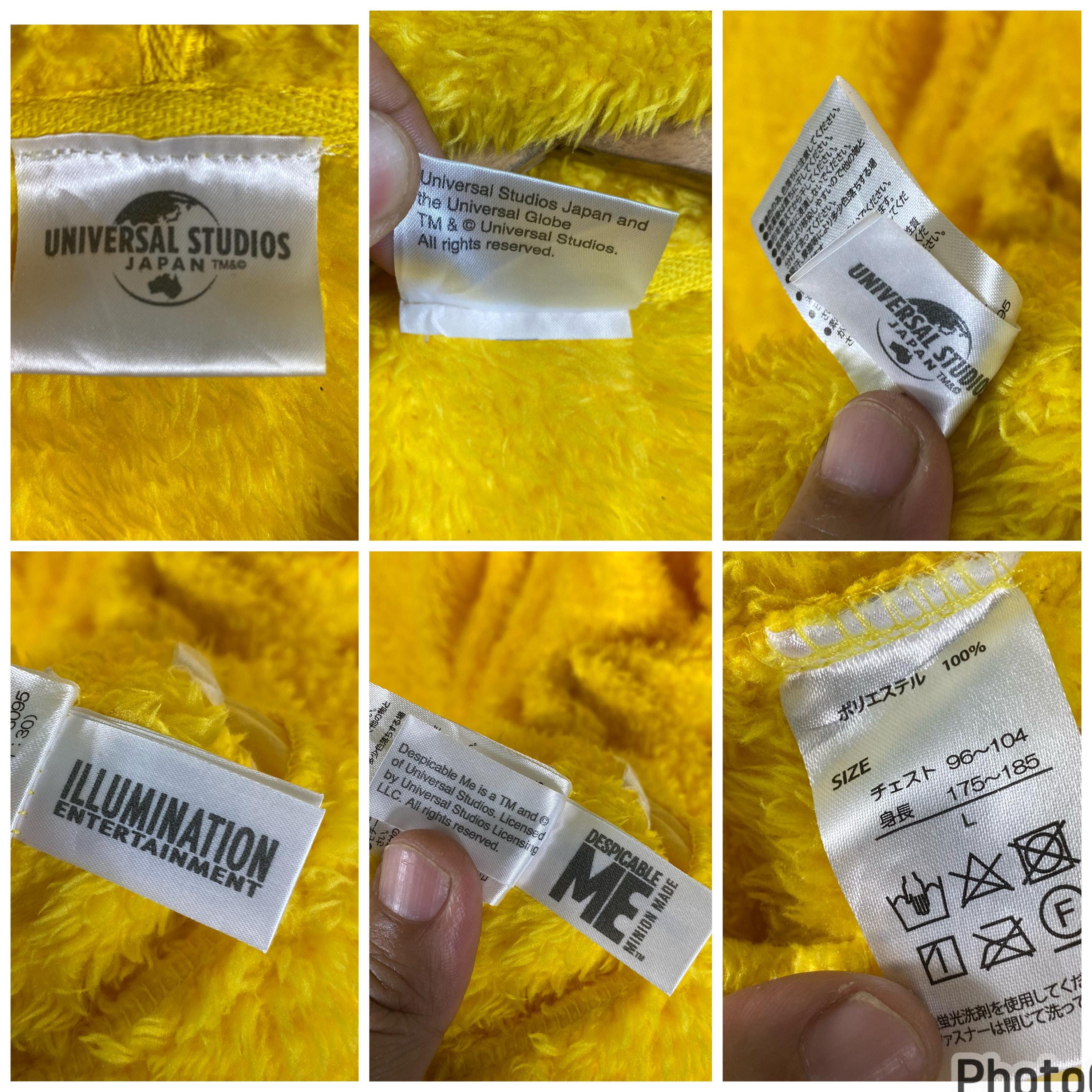 ミニオン ユニバーサルスタジオジャパン フリース パーカー ジッパー L 