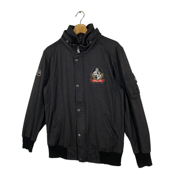 Vintage Gotcha Golf Jacket L Size but to Fit M Size Darkgrey