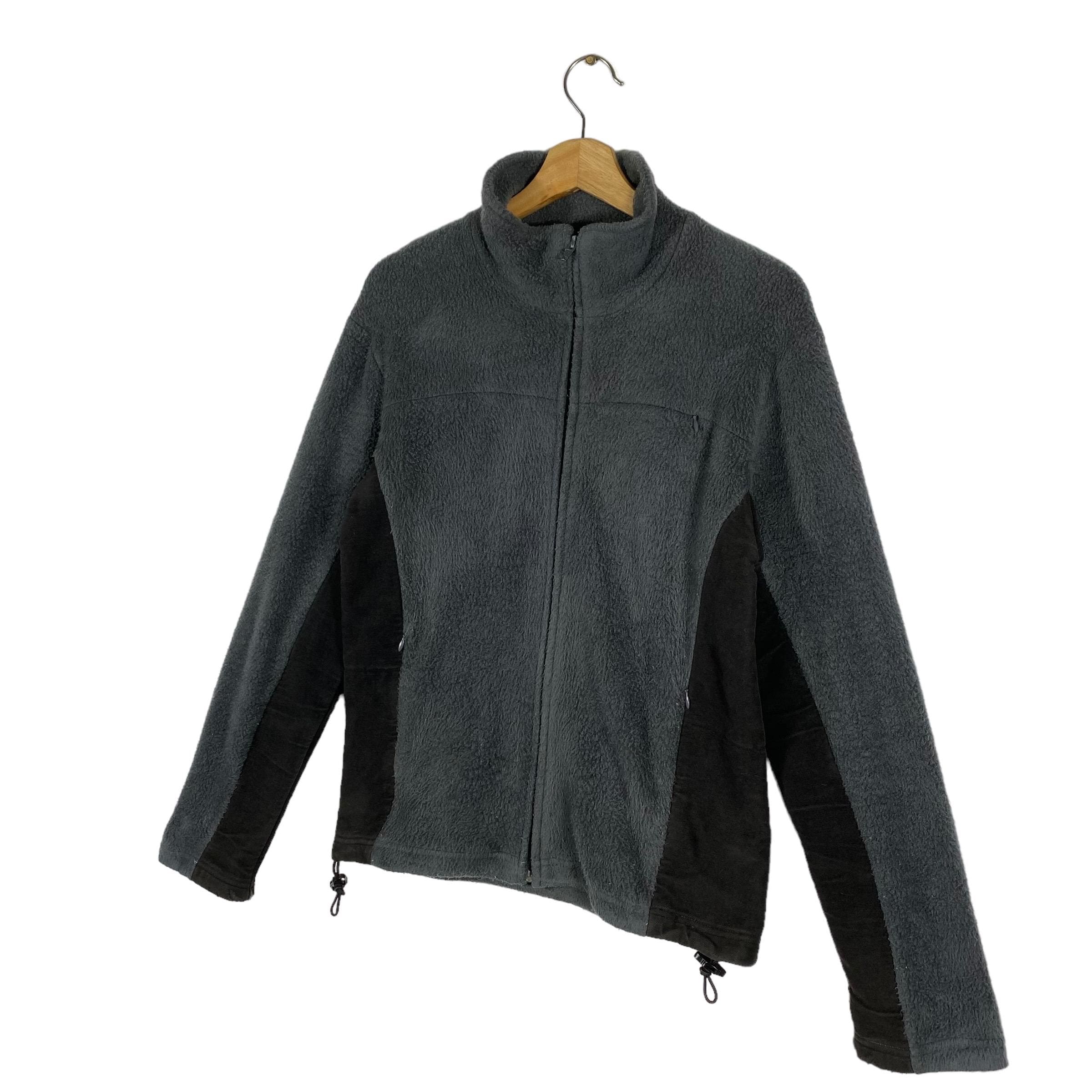 Buy Vintage 90s PPFM Fleece Jacket - Grey & Black - Fits