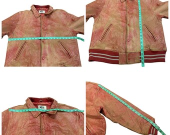 Vintage Neo Blood Tokyo Leather Jacket Button/zipper F Size but to