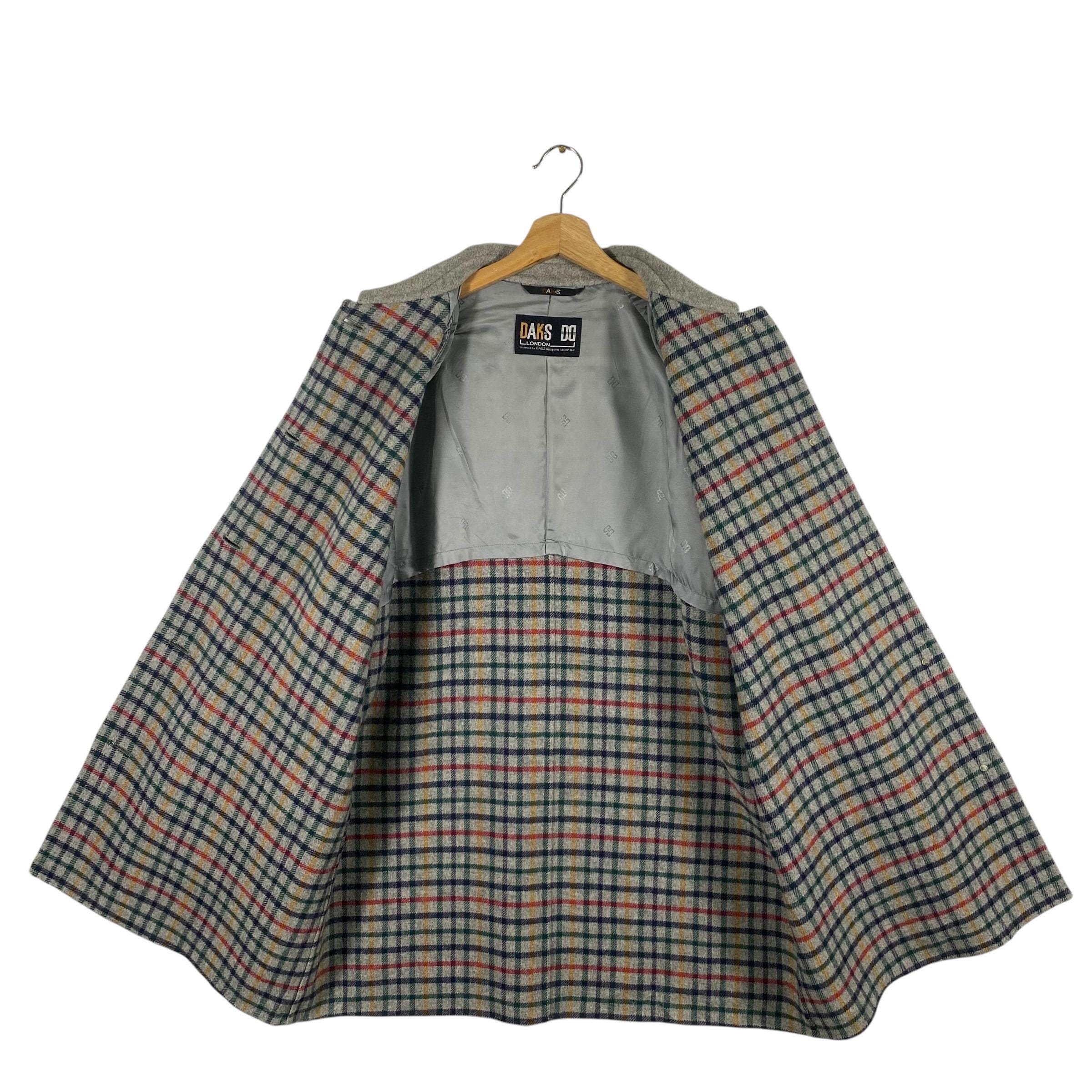 DAKS LONDON ジャケット Vintage Daks London Wool Button Jacket L Size Grey Colour - Etsy