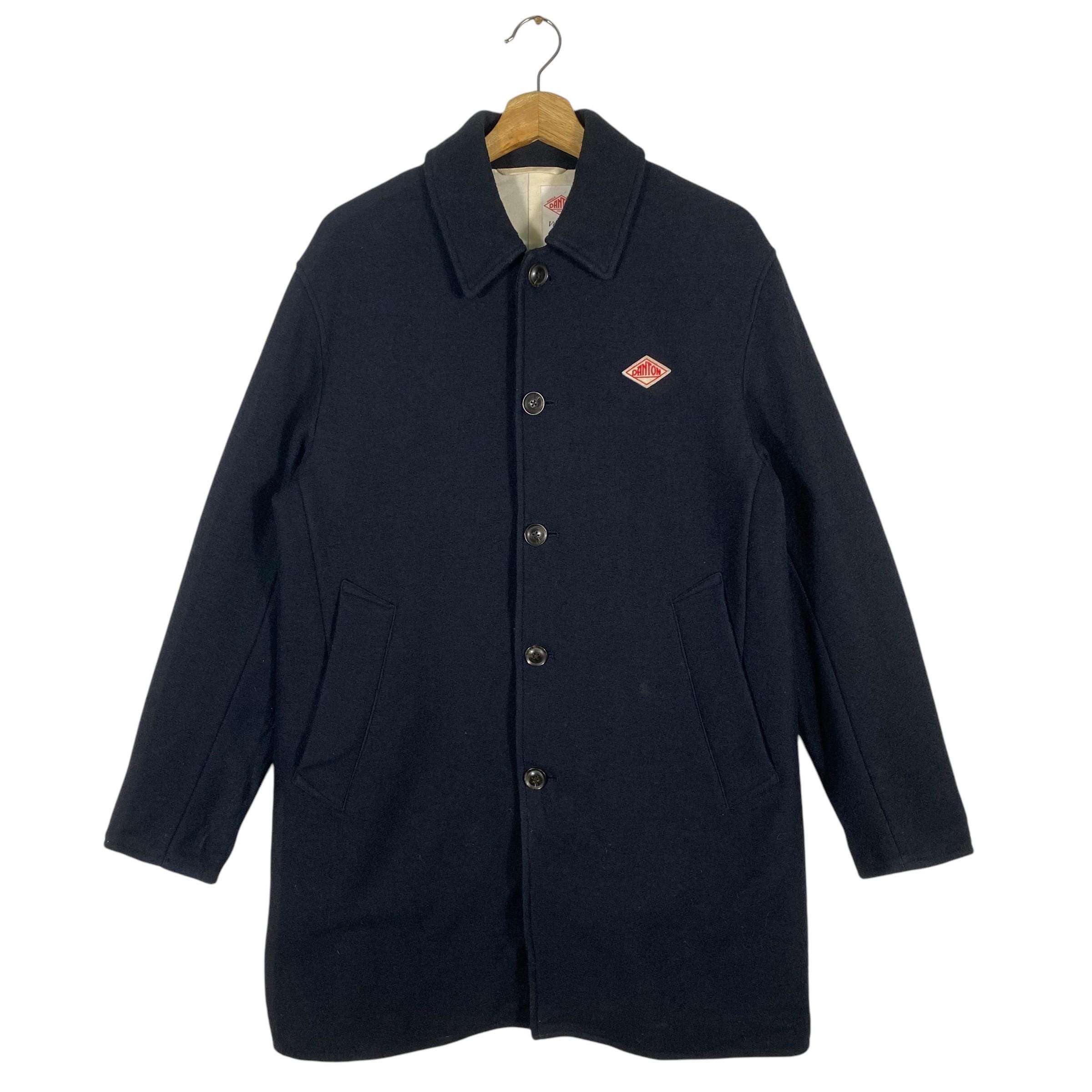 ほぼ未使用✨　danton ピーコート　ウール　ネイビー　38 Vintage Danton Wool Button Jacket Size 38 (M) Navyblue Colour - Etsy