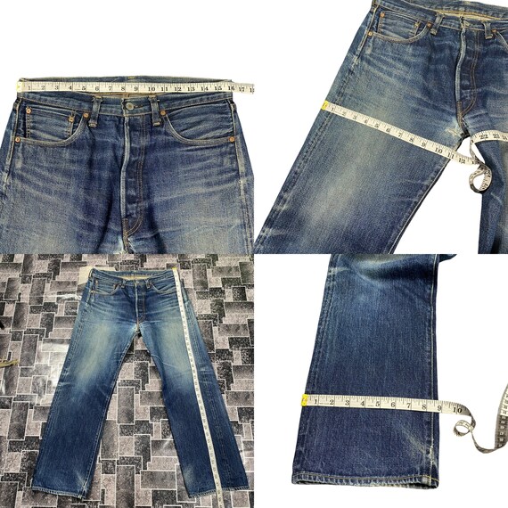 Buy Vintage LEVI'S Lot 55501 Selvedge Denim Jeans Size Tag 33