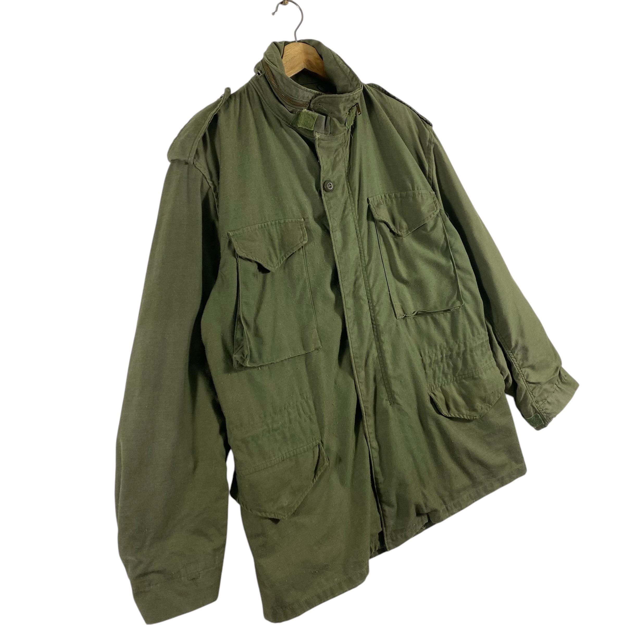 Vintage Alpha Industries Olive Military Made in Usa M65 OG-107