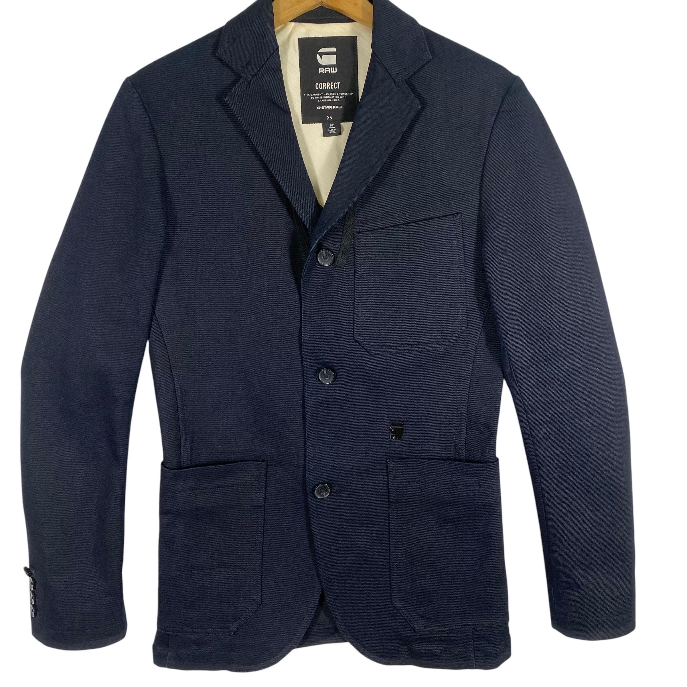G-Star Raw コレクトライン デニム ブレイク ブレザー ジャケット 