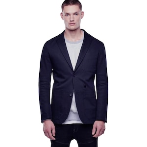 G-Star Raw Correct Line Denim Blake Blazer Jacket Slim Fit XS Size Dark Navy