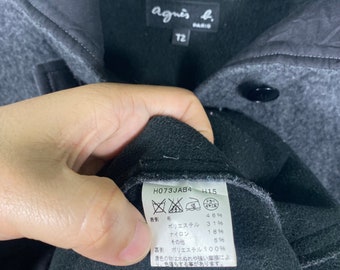 c*u様 90s agnès b. 本人期　short wool zip blo il_fullxfull.3576477510_qyci.jpg