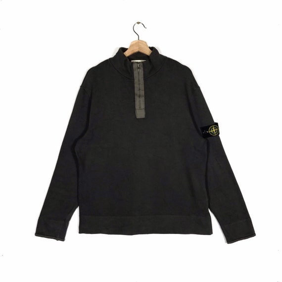 Vintage Stone Island Sweatshirt Half Zip AW2000 Sweater Vintage Stone Island Sweatshirt Half Zip AW2000 Sweater