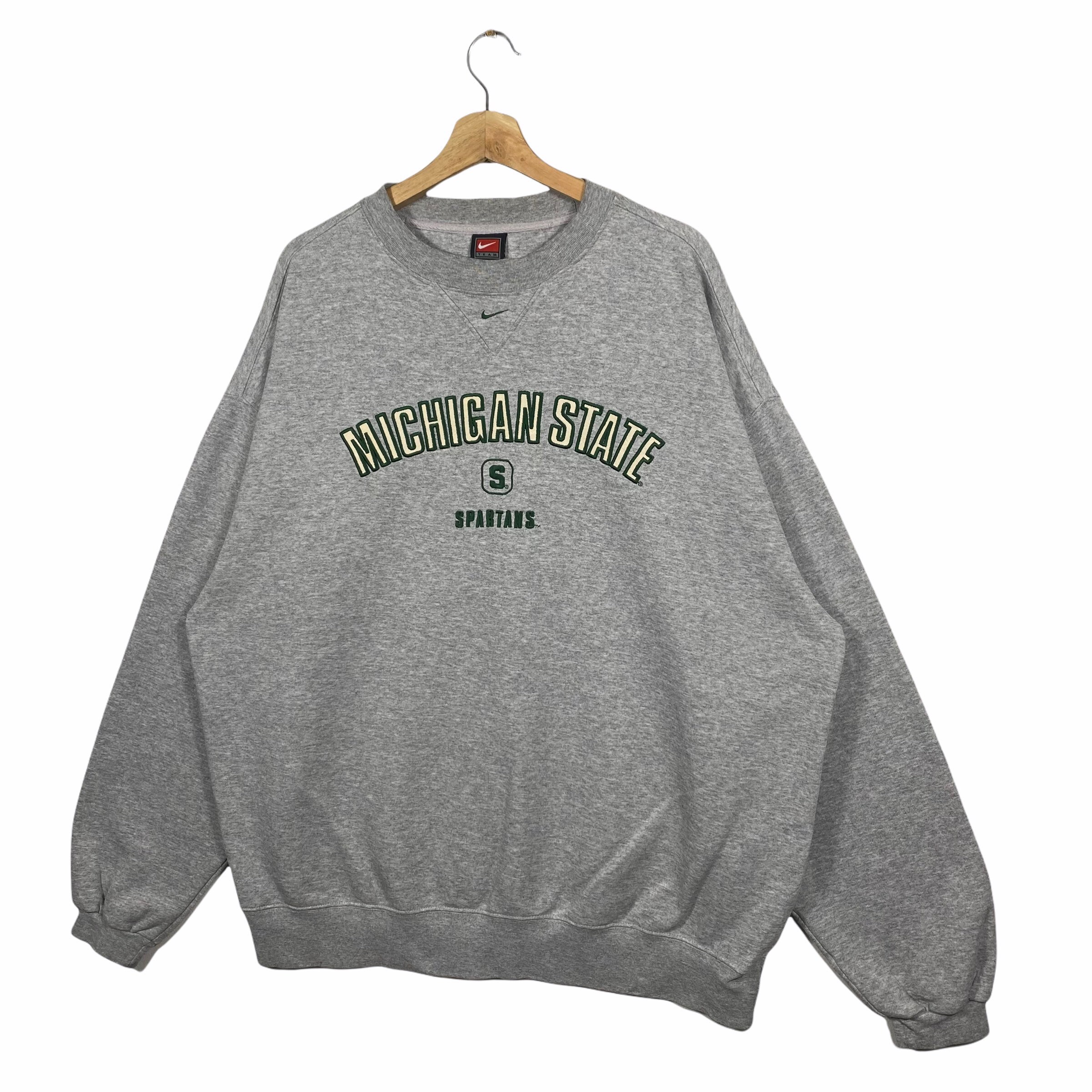 Vintage Michigan Spartans Sweatshirt L but to XL - Etsy