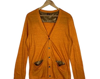 Takeo Kikuchi Cardigan M Size Orange Colour