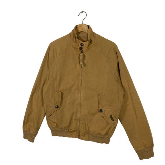 Buy Vintage 90s Polo Ralph Lauren Harrington Jacket S Size Brown 