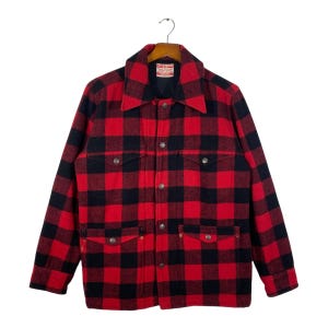 Vintage 40s Sportclad Wool Plaid Jacket - Etsy