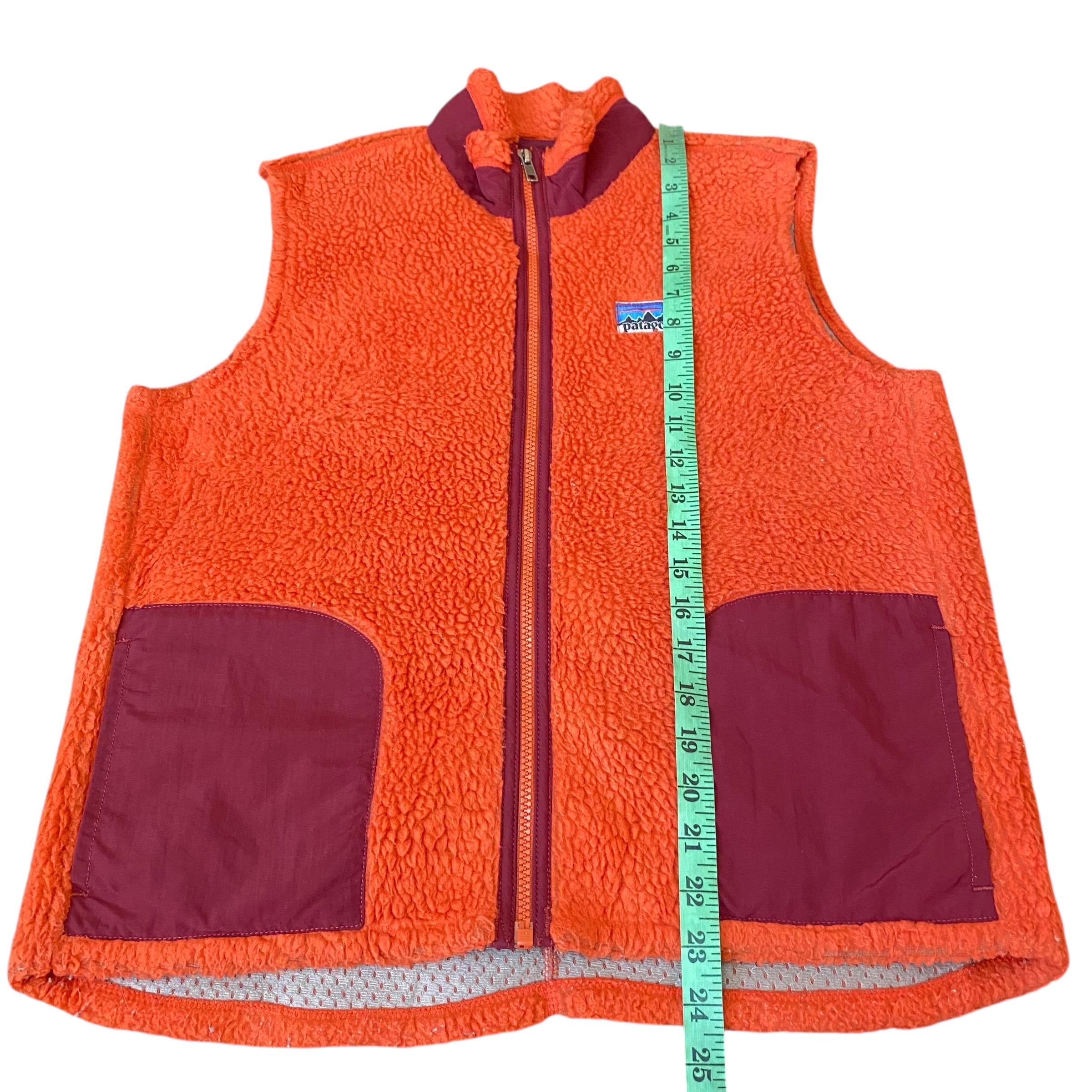 Patagonia Kids Retro X - Deep Pile Vest Fleece Zipper XL (14) Kids