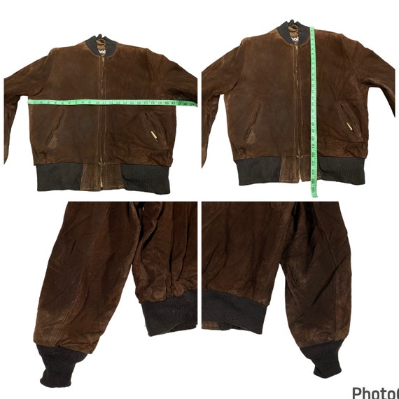Vintage 80s Schott Leather Suede Zipper Jacket Size 40 (M Vintage 80s Schott Leather Suede Zipper Jacket Size 40 (M