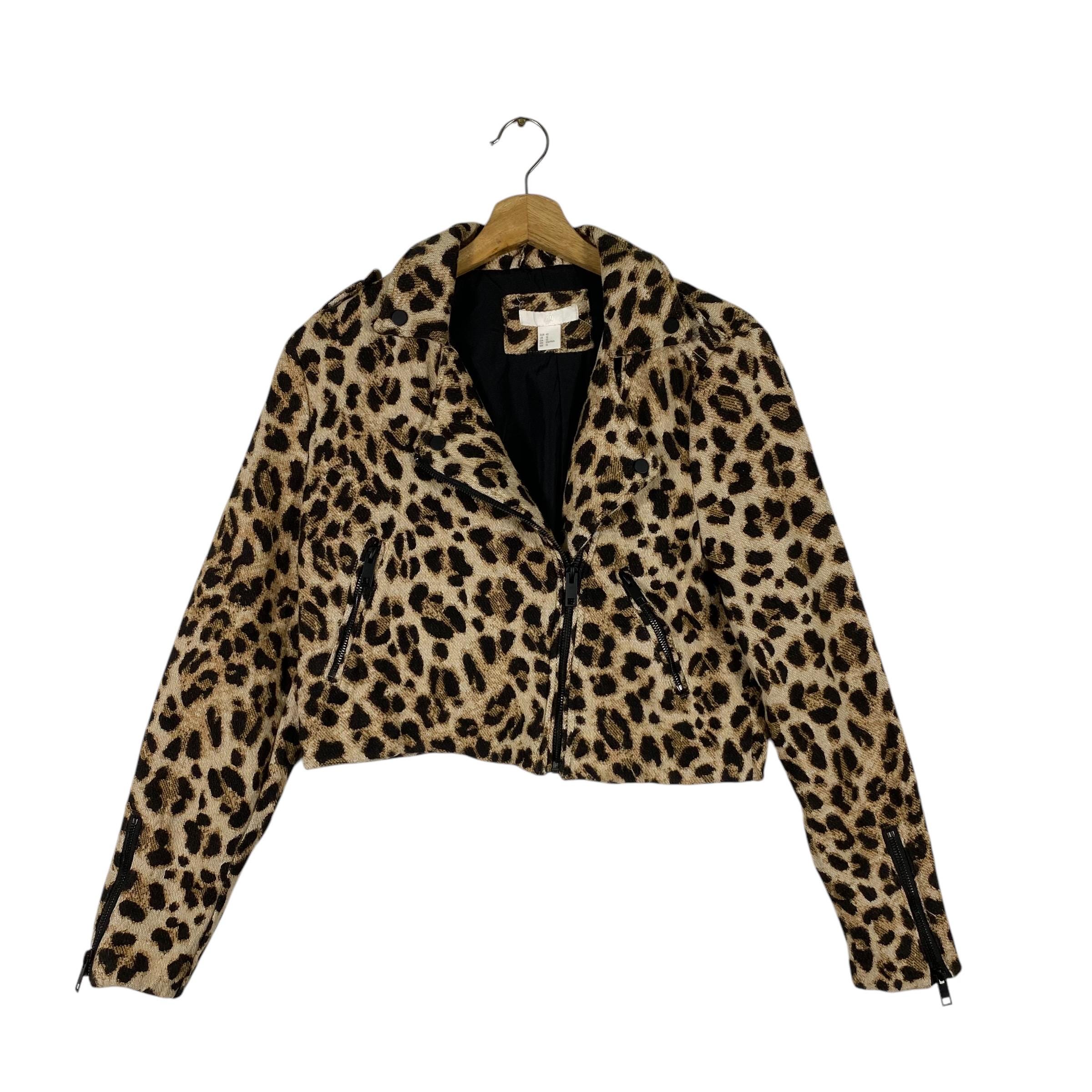Japanese Brand Leopard Print Biker Jacket Size 42 (S/M) - Etsy