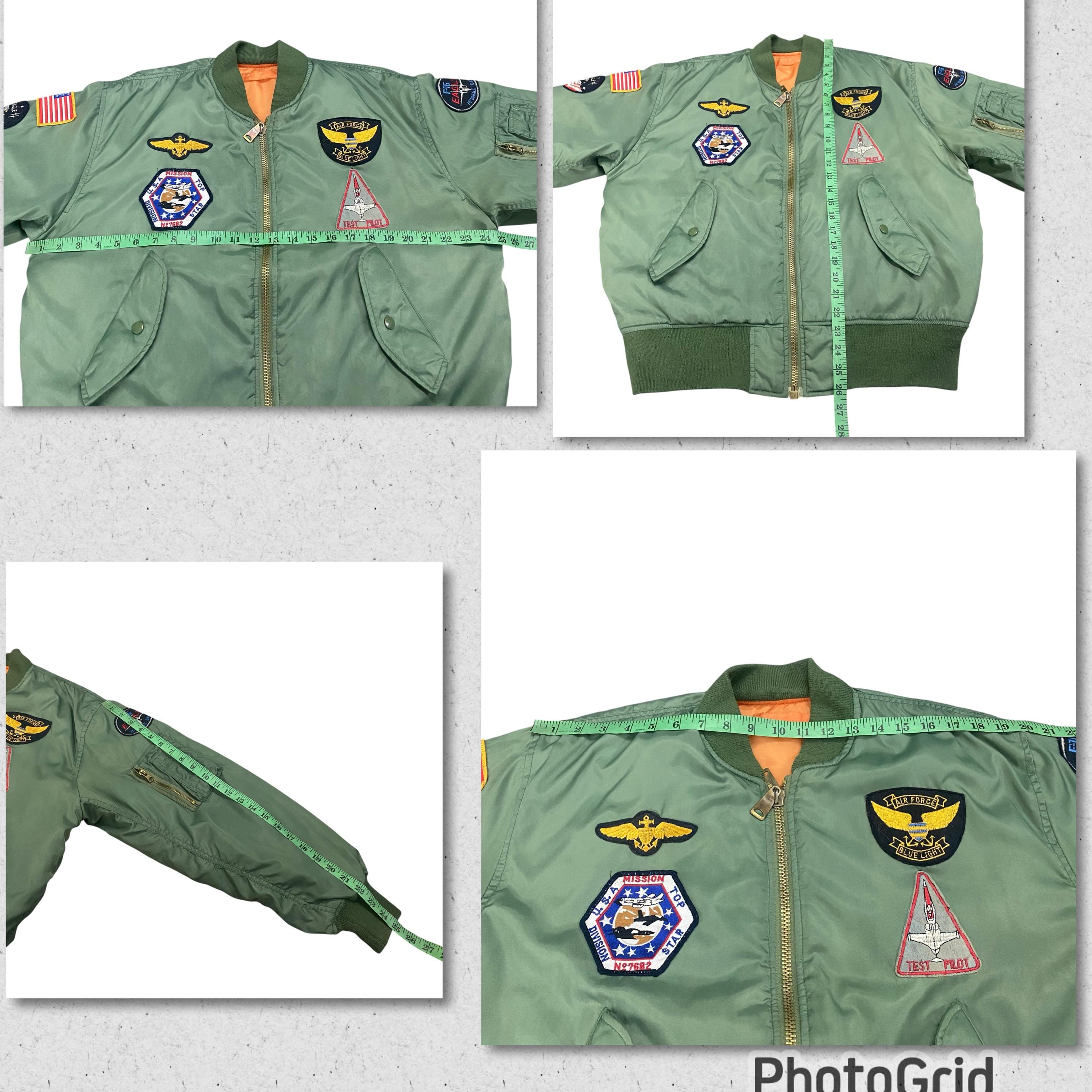 Vintage 90s Flyers Mens Intermediate MA-1 Reversible Bomber Jacket