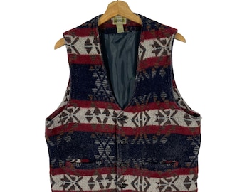 Vintage Japanese Brand Chimayo Design Vest L Size