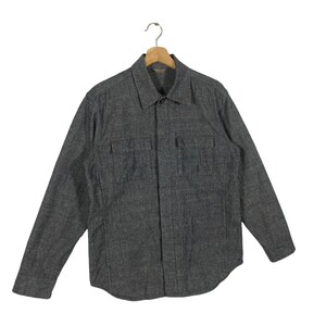 Vintage 90s Alexander Julian Chambray Button Jacket M Size image 4