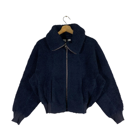 Lemaire, Christophe Lemaire X Japanese Brand Zipper Fleece M Size Navyblue Colour