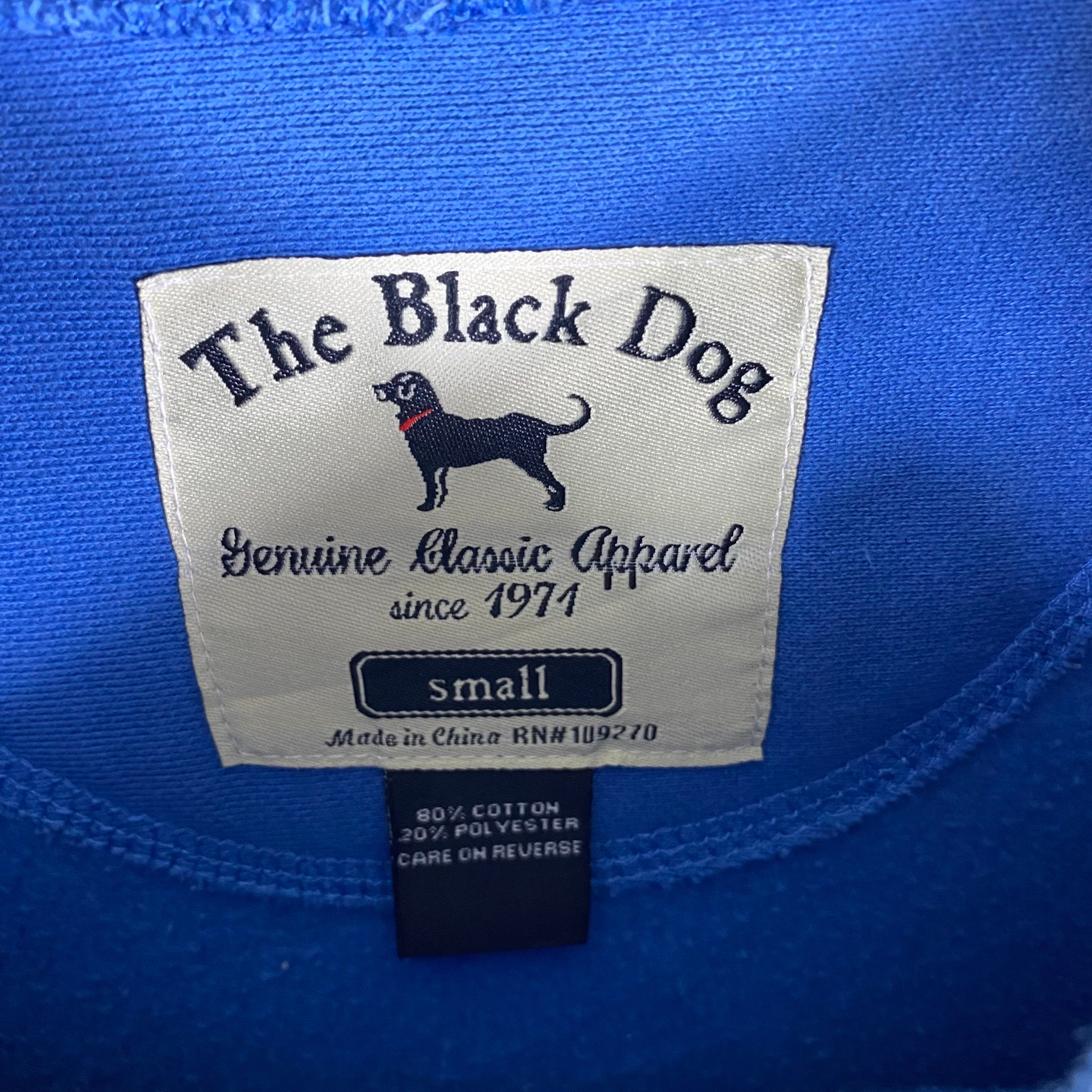 Vintage the Black Dog Sweatshirt S Size but to Fit M Size Vintage the Black Dog Sweatshirt S Size but to Fit M Size