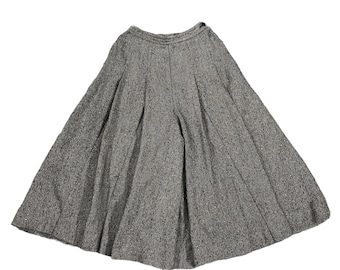 Vintage 80s Comme des Garçons Tweed Wide Leg Pants - Made in Japan