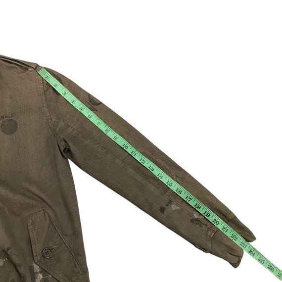 Share Spirit Type A-9 Military Zipper/button Jacket Size 36 Brown
