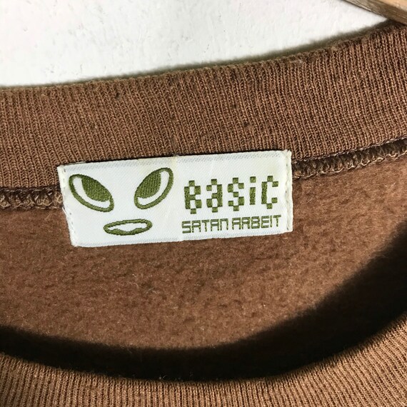 Vintage Satan Arbeit & Mack Dady Sweatshirt L Size Brown Colour View 4