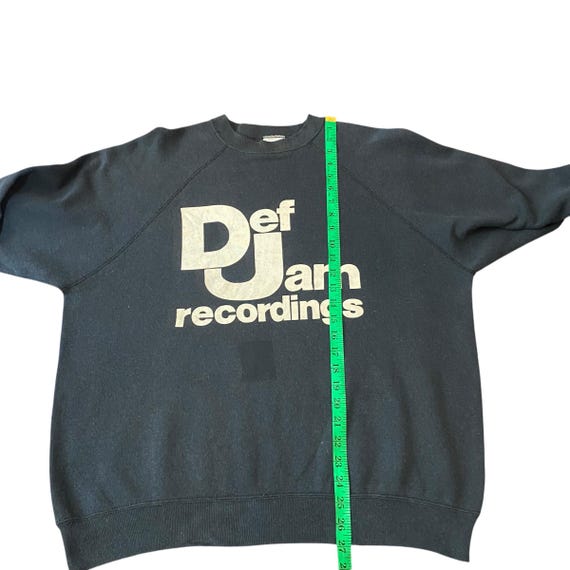 Vintage 80s Def Jam Recordings Sweatshirt L Size Black Colour - Etsy