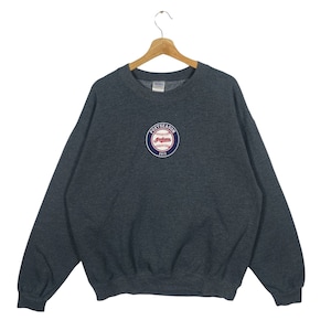 Vintage Postseason Indians Sweatshirt L Size Grey Colour