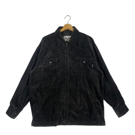 Vintage 90s Pro-keds Corduroy Jacket With a Full Zipper and Four