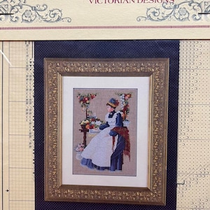 County Fair, Told in a Garden, Lavender and Lace, Victorian Designs, L&L, Vintage counted Cross Stitch pattern