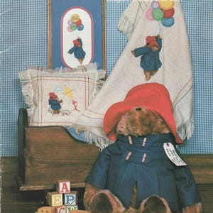 Paddington bear cross stitch - Etsy 日本