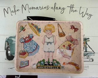 Vintage Mary Engelbreit Ann Estelle Tin Lunch Box – Paper Doll Collector’s Item – Nostalgic Gift for Her - rare find