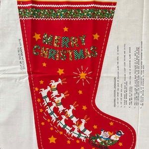 26+ Christmas Stocking Panels To Sew
