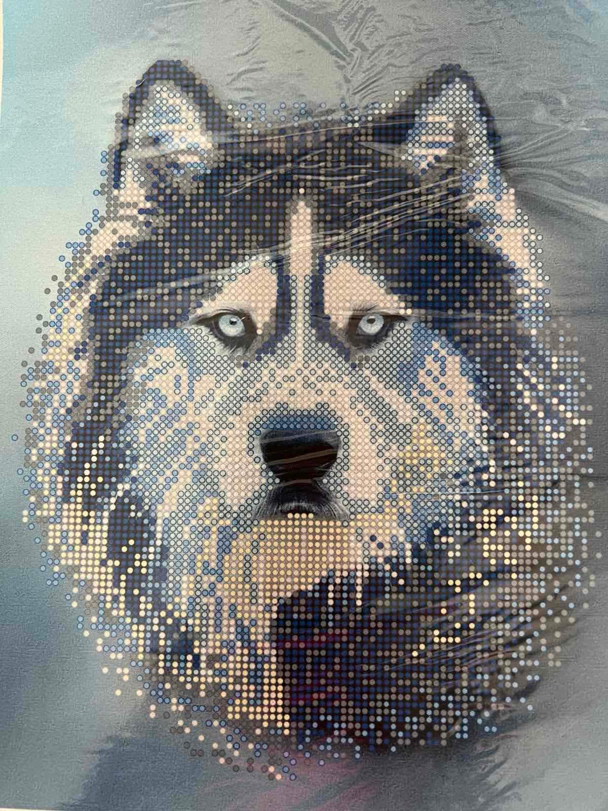 Husky Needlepoint - Etsy