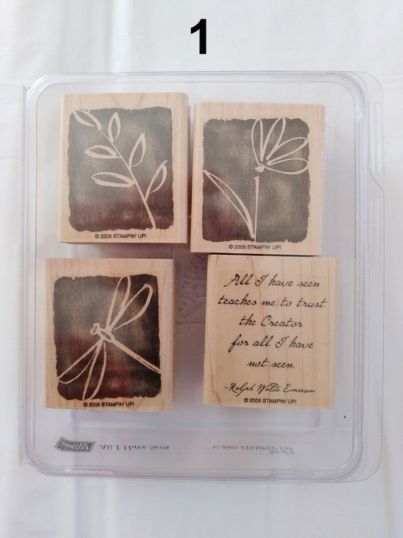 Stampin Up Assorted Stamp Sets Scrapbooking Supply Etsy