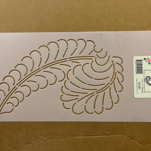 Feather Quilting Stencils Etsy