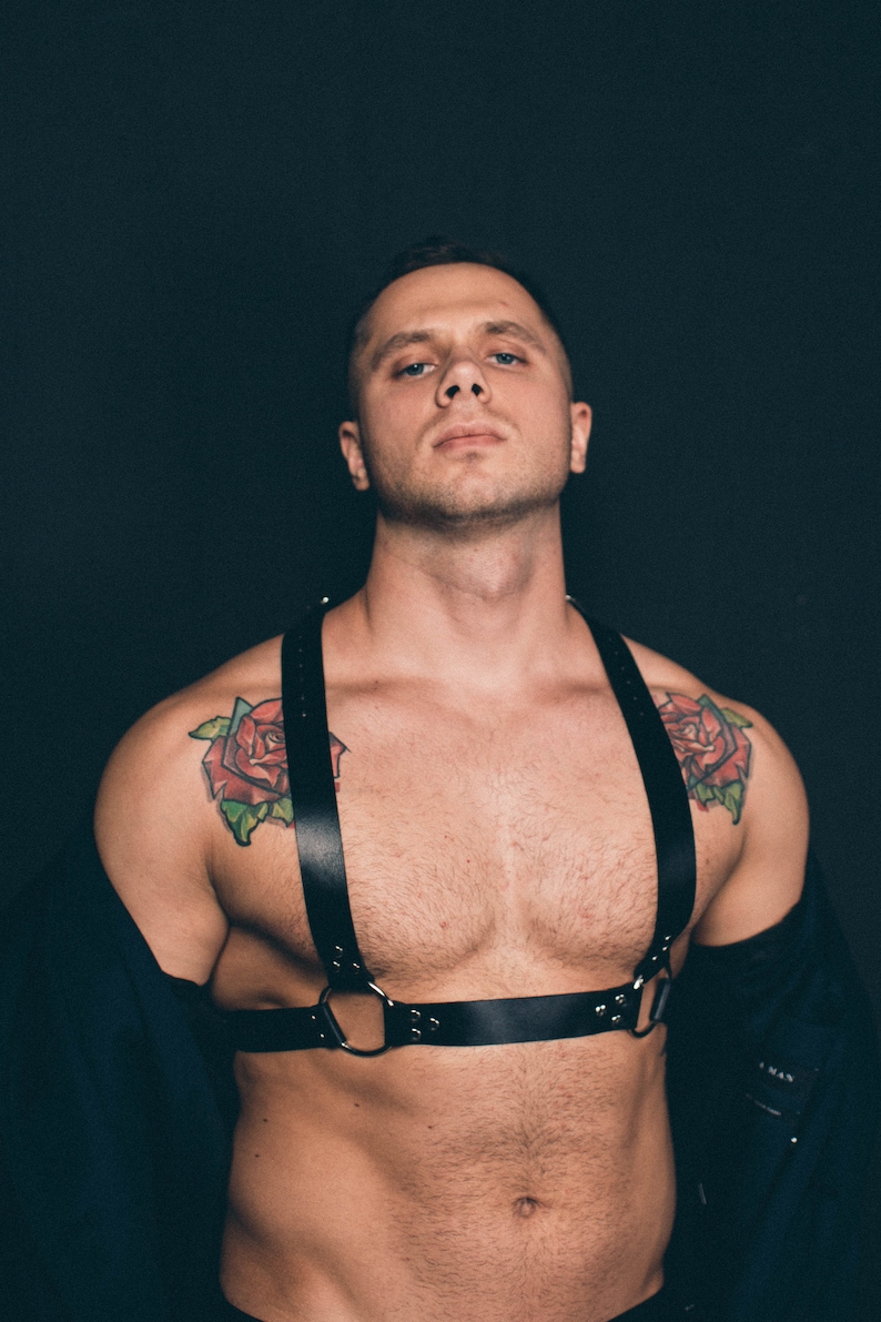 Leather Harness Men Bulldog Mens Harness