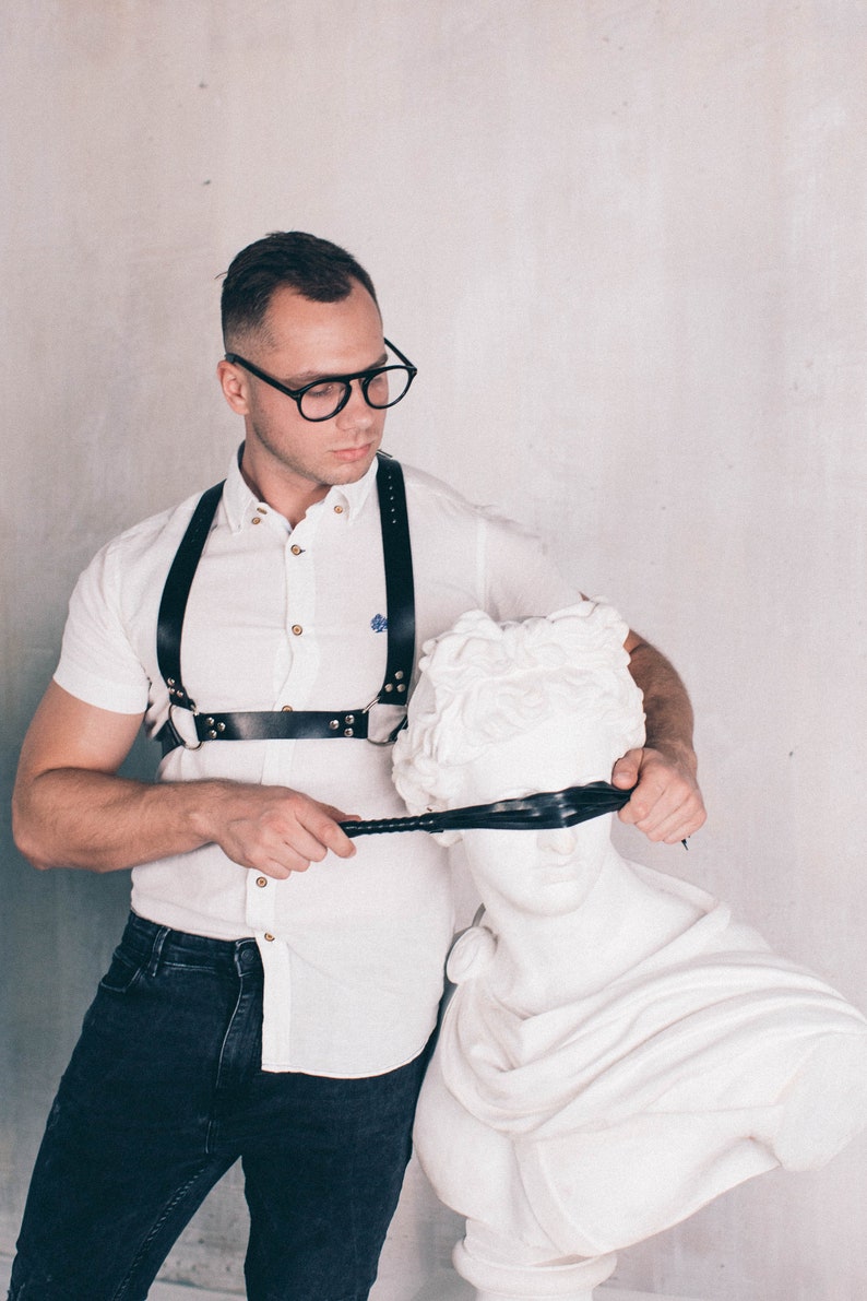 Leather Harness Men Bulldog Mens Harness