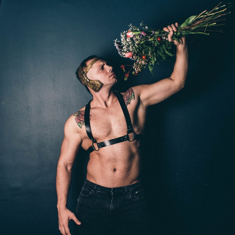 Leather Harness Men Bulldog Mens Harness