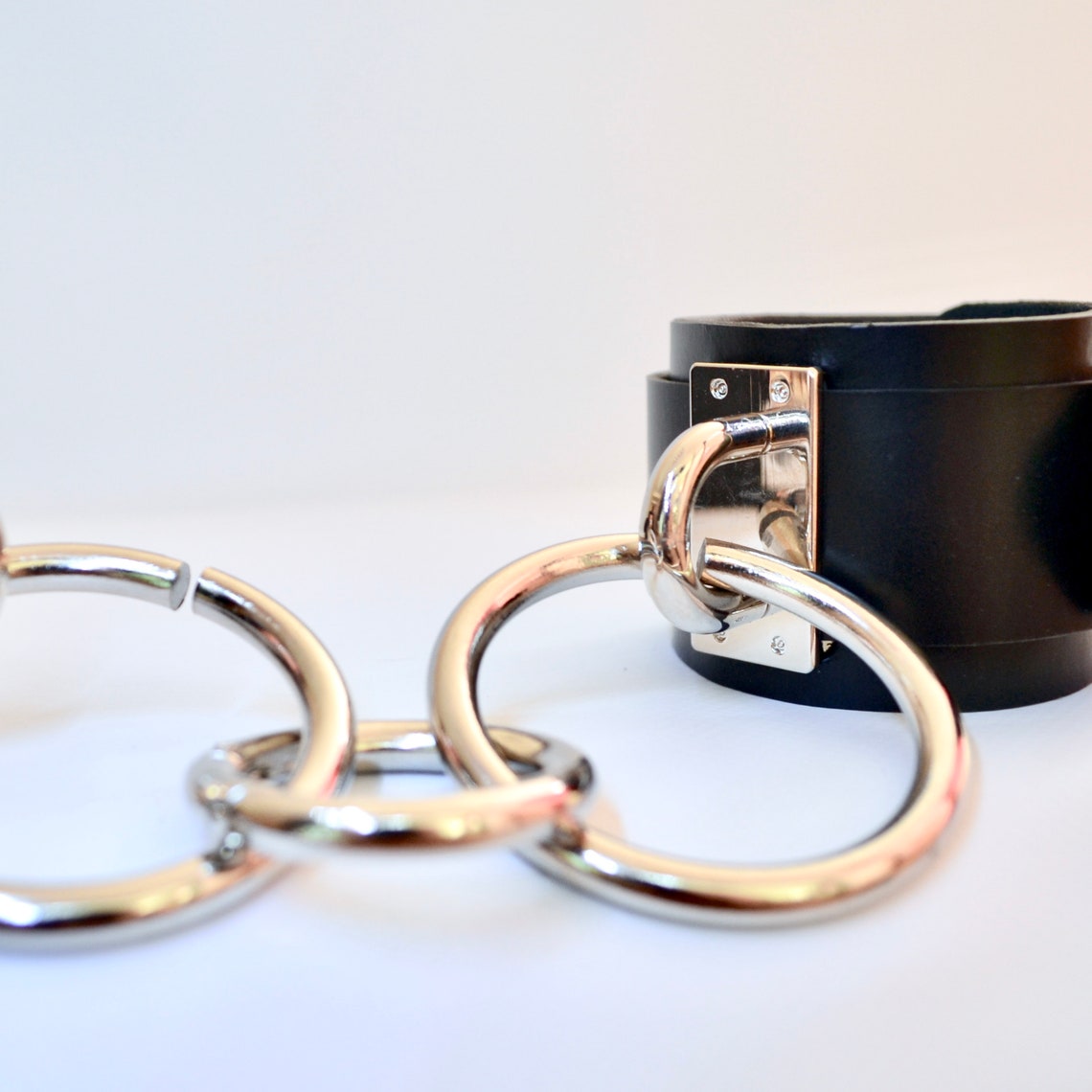 leather wrist and ankle cuffs