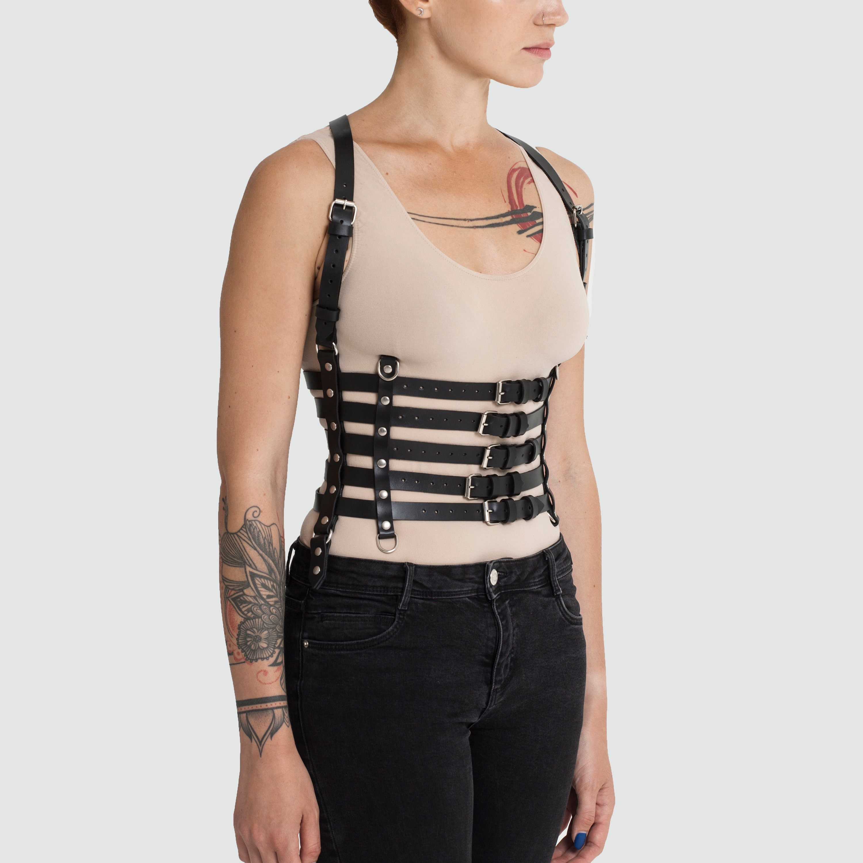 harness corset waist belt