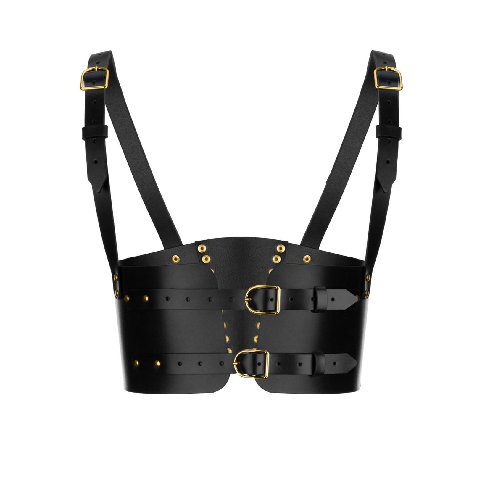 Vegan Leather Studded Corset Statement Belt - Black, Brown, White Racine Belt - Italian Leather Belt Studded With Pyramids  main image 4