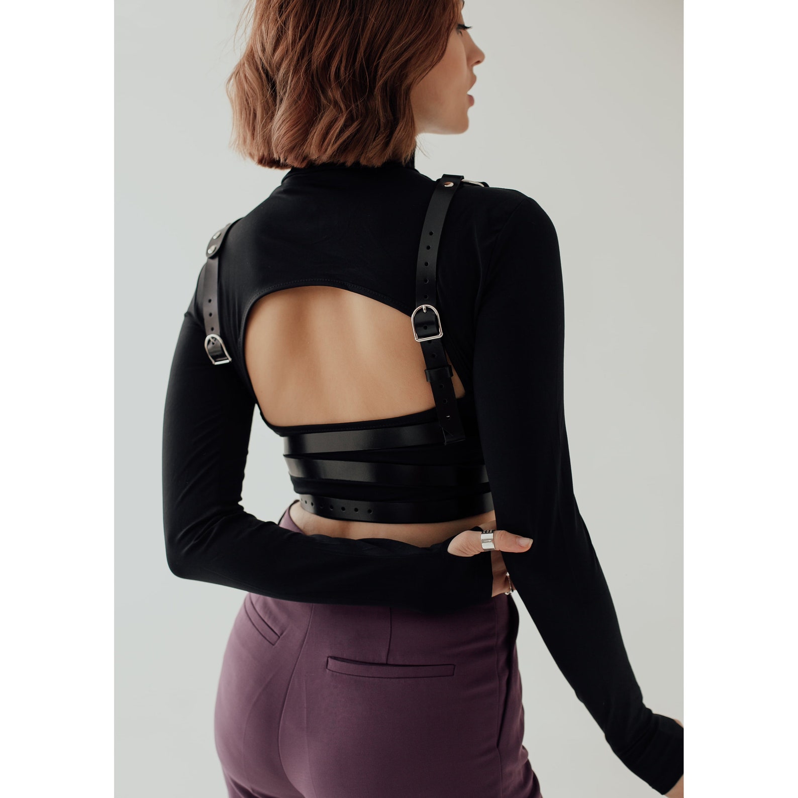 Shoulder Leather Body Harness Fashion Harness for Women Etsy