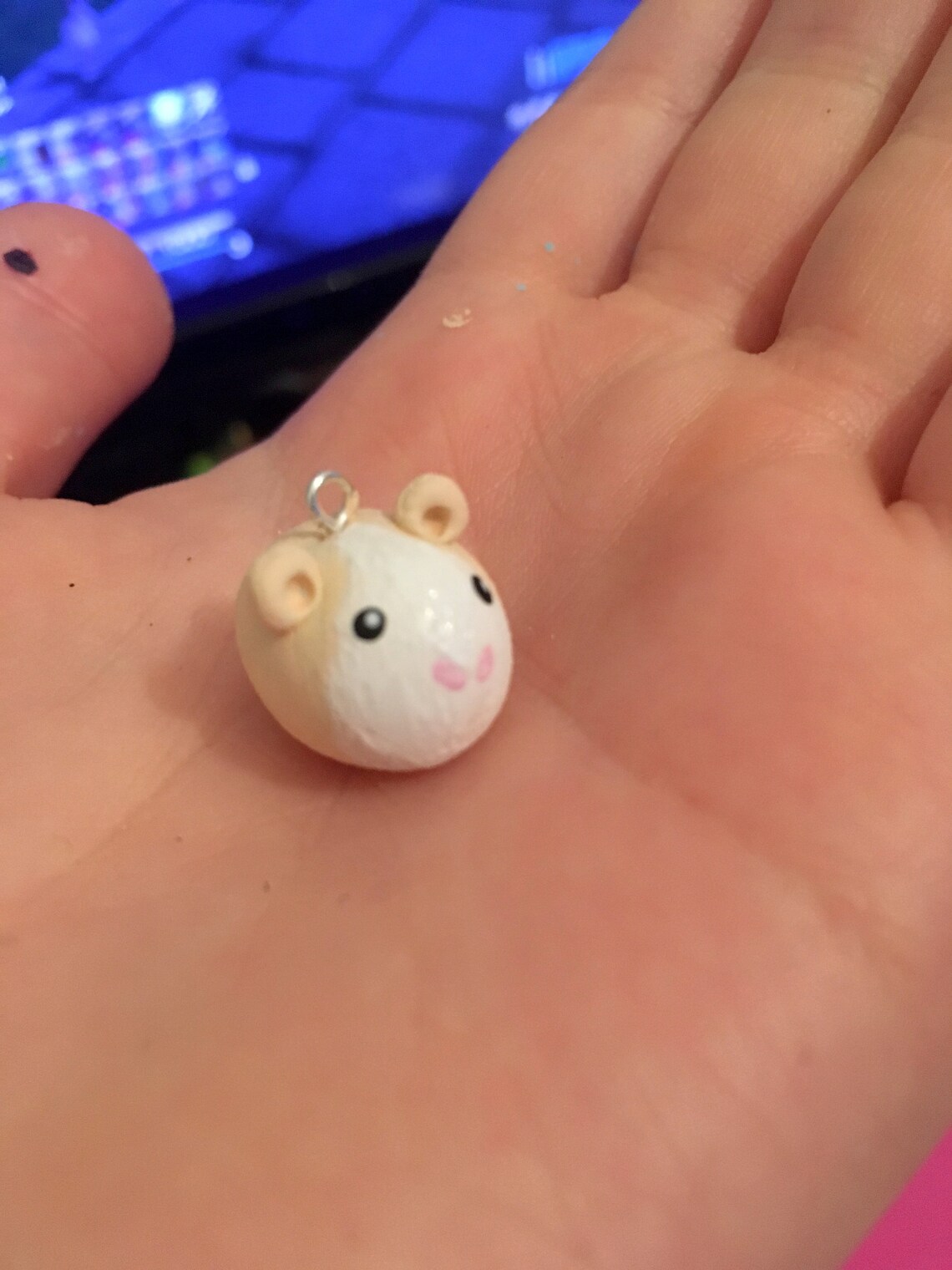 Cute Guinea Pig Charm Polymer Clay Charm Animal Charm Etsy