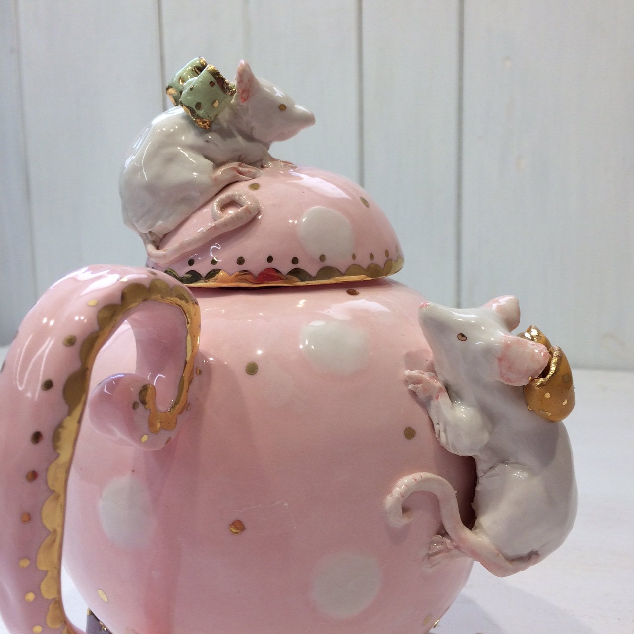 Porcelain Teapot Called mice Teapot is Inspired Etsy