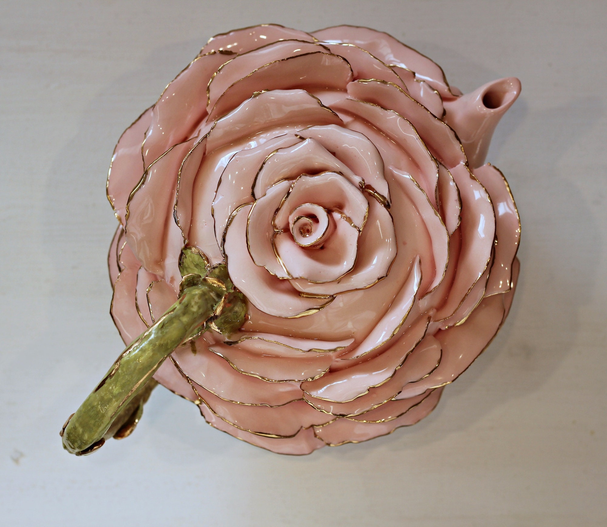 Bungalow Rose 36oz. Floral Teapot
