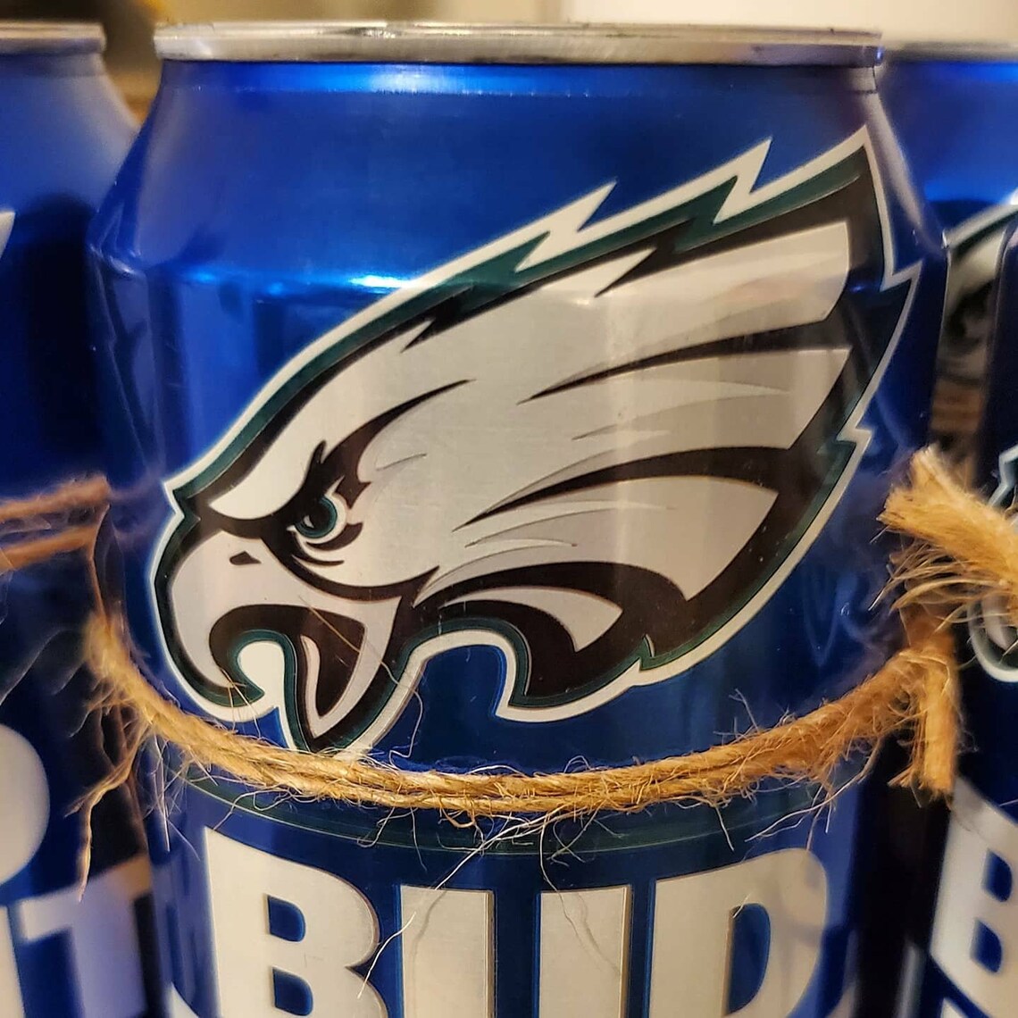 Philadelphia Eagles Bud Light Beer Can Soy Candle Etsy